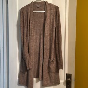 Barefoot dreams cozy cashmere long cardigan small